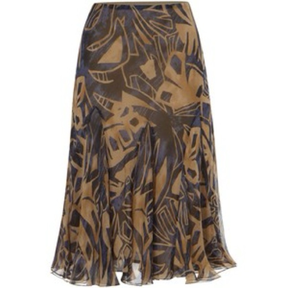 Lauren Ralph Lauren Fit and Flare Midi Skirt |Size Medium